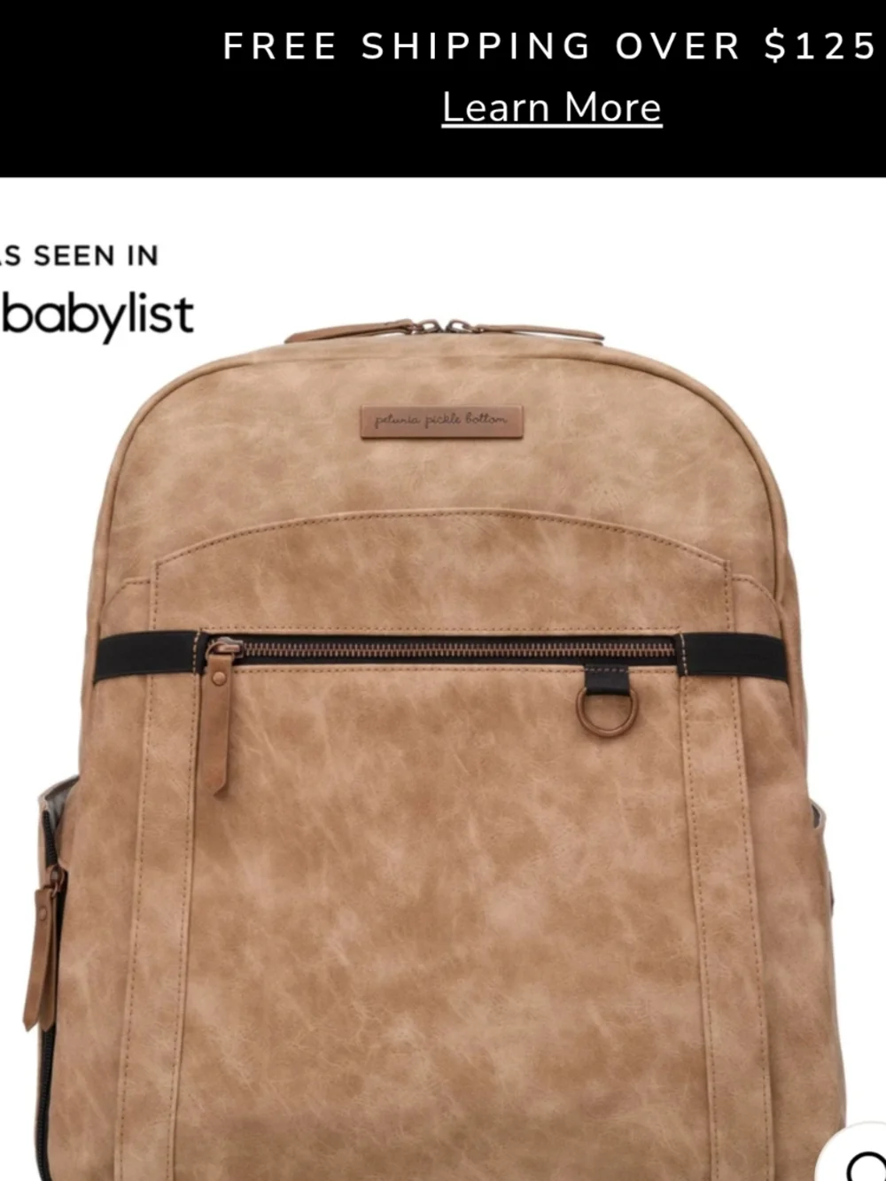 Petunia Pickle Bottom 2-in-1 Provisions Breast Pump & Diaper Bag Backpack